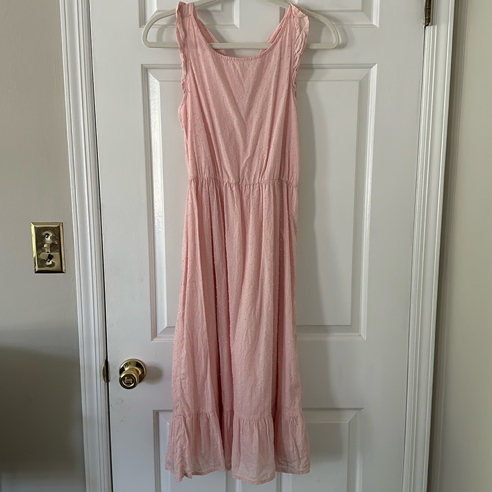 Girls pink dress